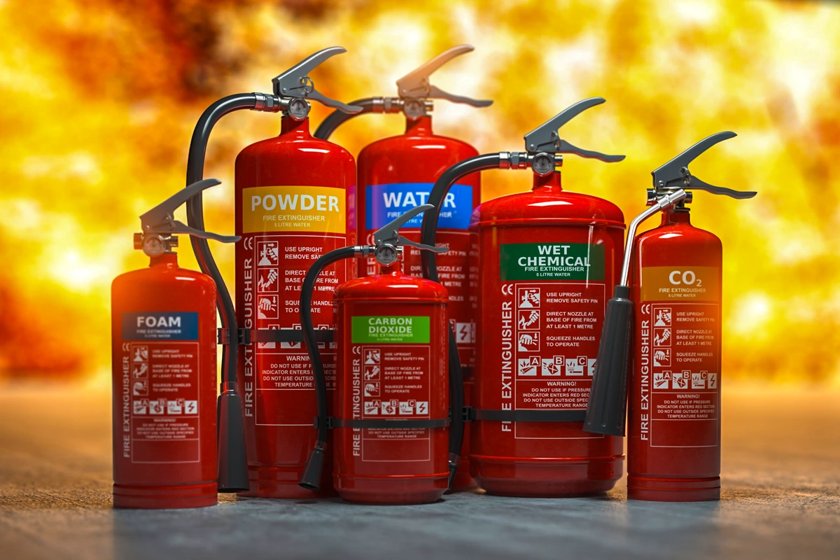 What are The Different Types Of Fire Extinguishers & Their Uses 