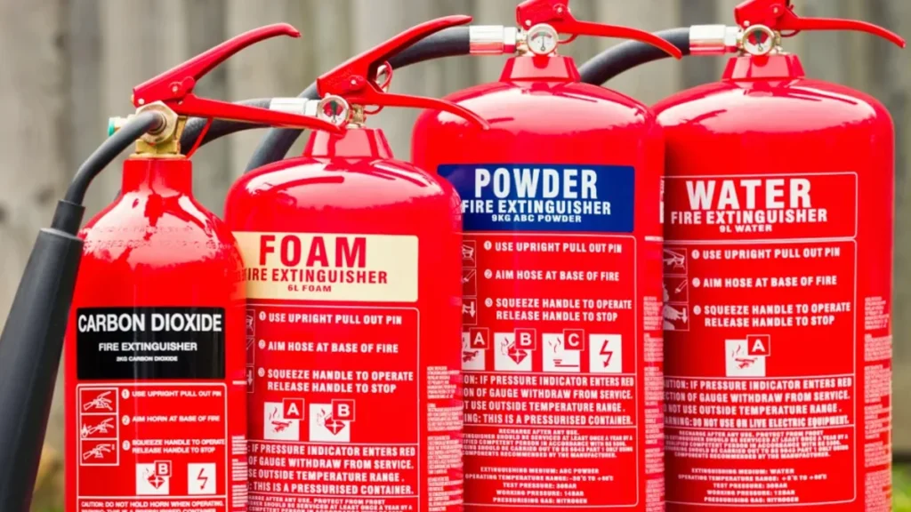 Types of Fire Extinguishers In India